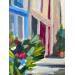 Gemälde le laurier rose von Alice Roy | Gemälde Figurativ Architektur Öl Acryl