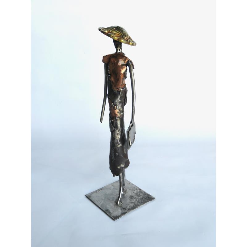 Sculpture Mode - 37x7x7 by Martinez Jean-Marc | Sculpture Figurative Metal