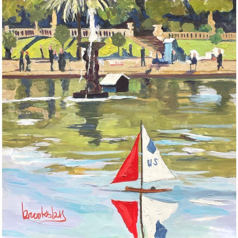 Painting Reflections and Souvenirs by Brooksby | Painting Figurative Oil Landscapes, Urban