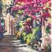 Painting Ruelle de Grimaud by Brooksby | Painting Figurative Landscapes Architecture Oil