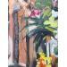 Peinture Ruelle de Grimaud par Brooksby | Tableau Figuratif Paysages Architecture Huile