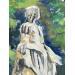 Gemälde Deux Gars et Une Reine. von Brooksby | Gemälde Figurativ Landschaften Alltagsszenen Öl