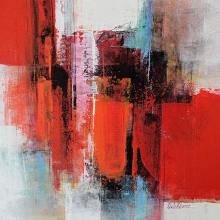 Painting Canto by Silveira Saulo | Painting Abstract Acrylic Minimalist
