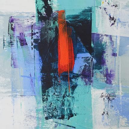 Painting Caminhos by Silveira Saulo | Painting Abstract Mixed Minimalist