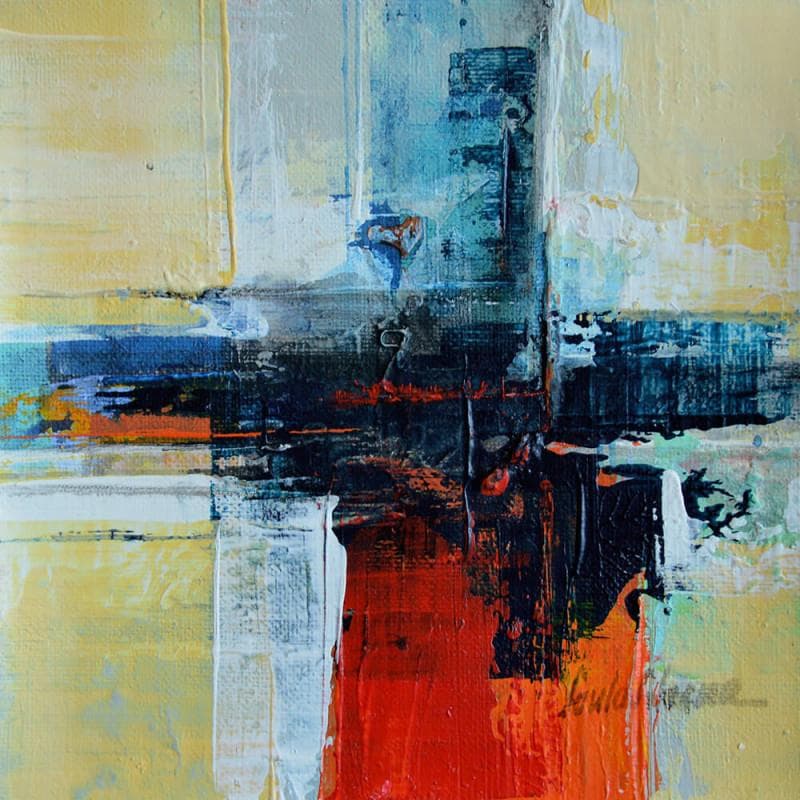 Painting Compacto by Silveira Saulo | Painting Abstract Mixed Minimalist