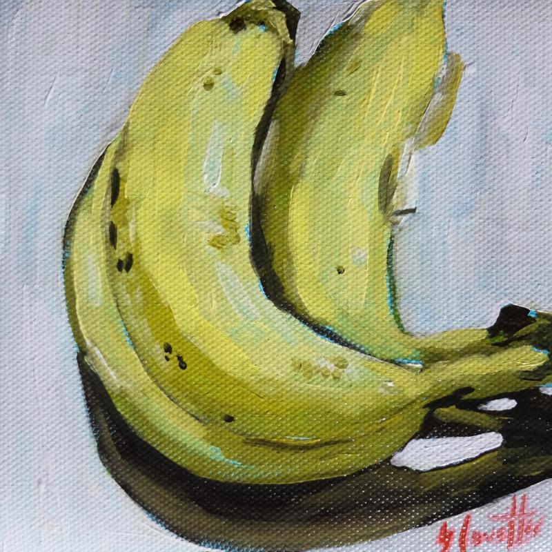 Gemälde Bananes von Coueffic Sébastien | Gemälde Figurativ Öl