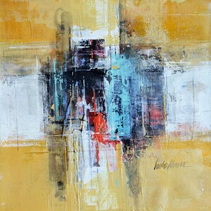 Painting Partida by Silveira Saulo | Painting Abstract Mixed Minimalist