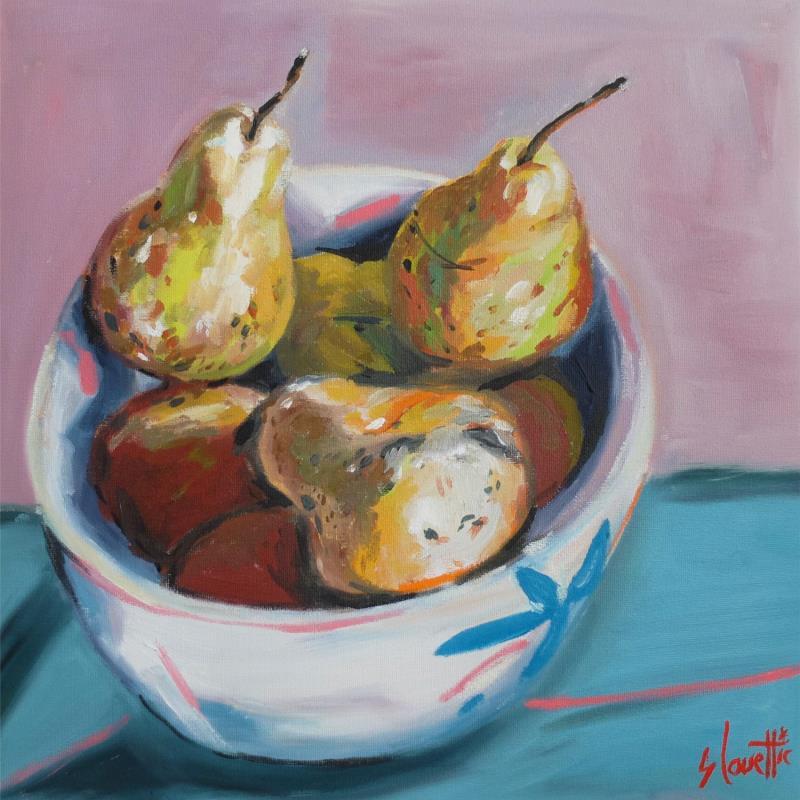 Painting Pears  by Coueffic Sébastien | Painting Realism Oil
