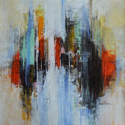 Painting Palpitacao by Silveira Saulo | Painting Abstract Mixed Minimalist