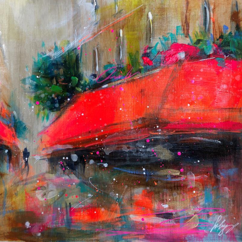 Painting Le weekend by Solveiga | Painting Impressionism Acrylic Architecture