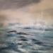Painting BRUME SUR LE LAC by Ortis-Bommarito Nicole | Painting Figurative Marine Acrylic