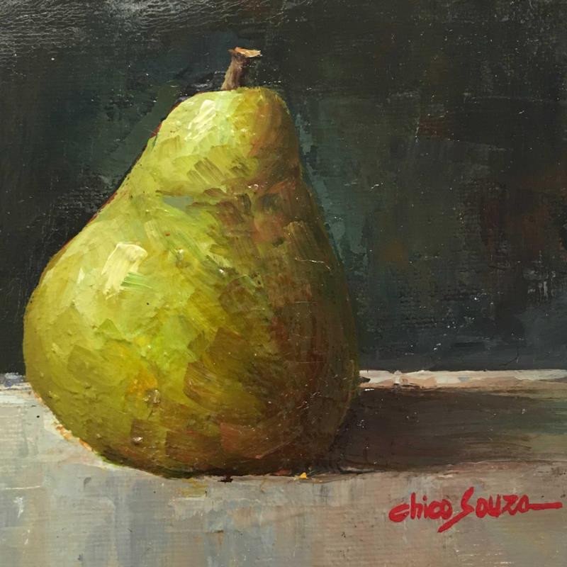 Painting Pero d'agua by Chico Souza | Painting Figurative Still-life Oil