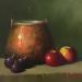 Painting Figos by Chico Souza | Painting Figurative Still-life Oil