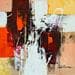 Painting Saudade by Silveira Saulo | Painting Abstract Mixed Minimalist