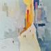 Painting Promenade matinale by Tomàs | Painting Abstract Urban Life style Oil