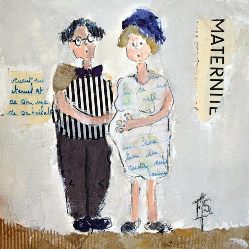 ▷ Peinture Maternité par Soizeau Françoise | Carré d'artistes