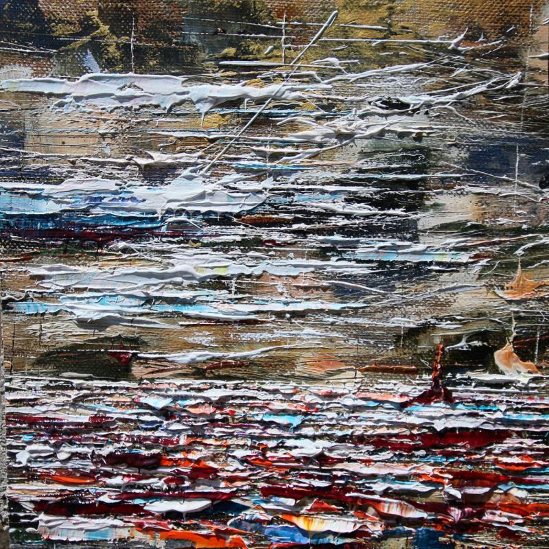 Painting PAris le jour #3 by Reymond Pierre | Painting Abstract Urban Oil