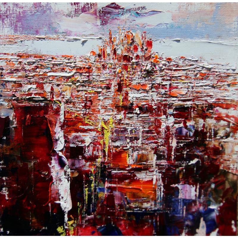 Gemälde New York City #3 von Reymond Pierre | Gemälde Impressionismus Öl Urban