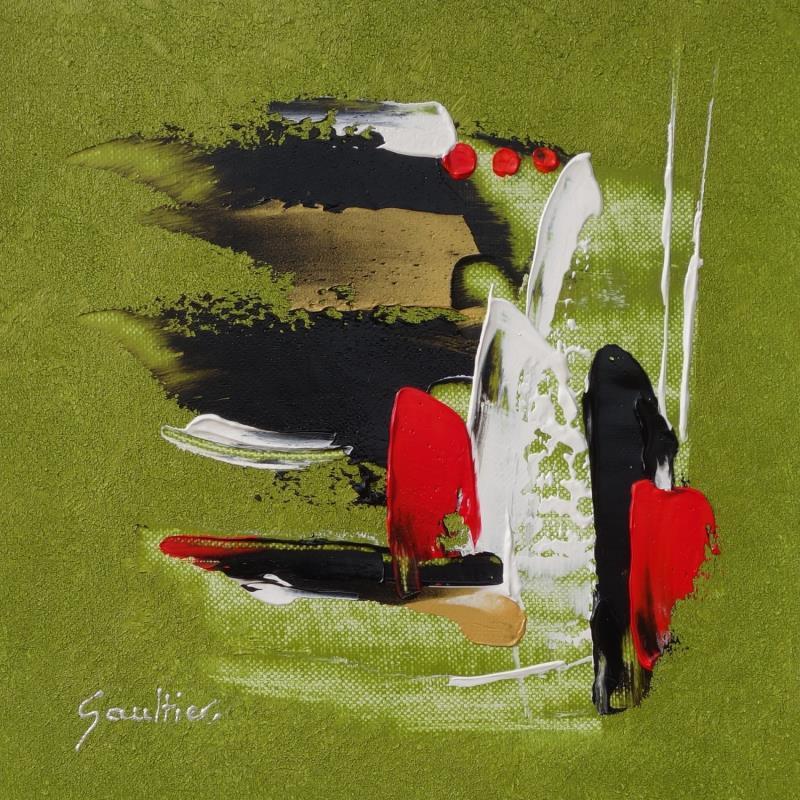 Painting Fairway by Gaultier Dominique | Painting Abstract Sport Oil