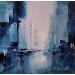 Gemälde Lumière verticale  von Rochette Patrice | Gemälde Figurativ Urban Öl