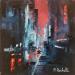 Painting Friday night  by Rochette Patrice | Painting Figurative Urban Oil