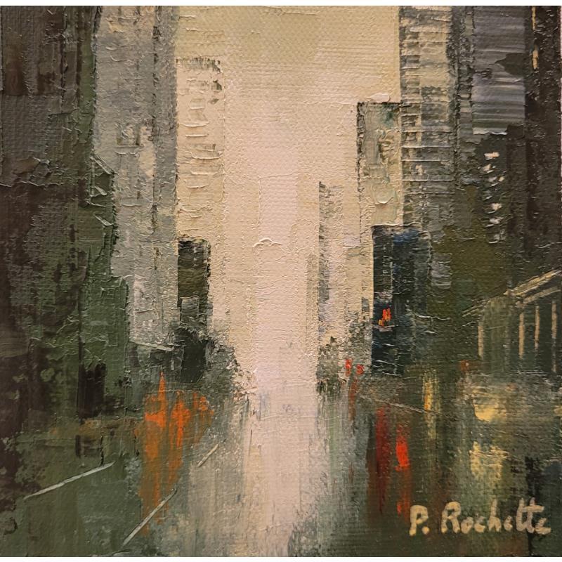 Gemälde Au point du jour  von Rochette Patrice | Gemälde Figurativ Urban Öl