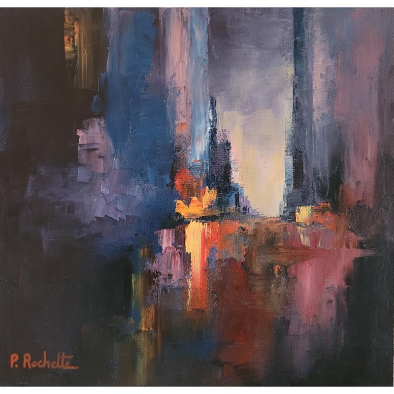 Painting Incandescence  by Rochette Patrice | Painting Figurative Urban Oil