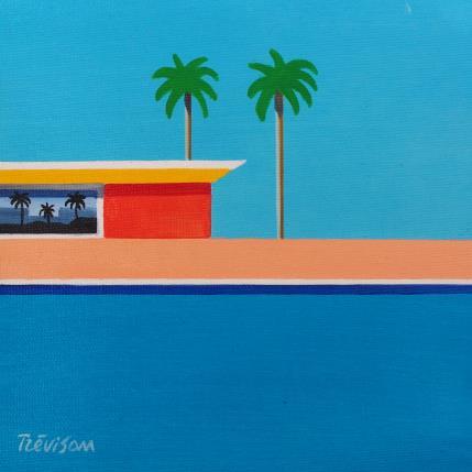 Painting The pool by Trevisan Carlo | Painting Surrealism Oil Architecture, Marine, Minimalist, Pop icons