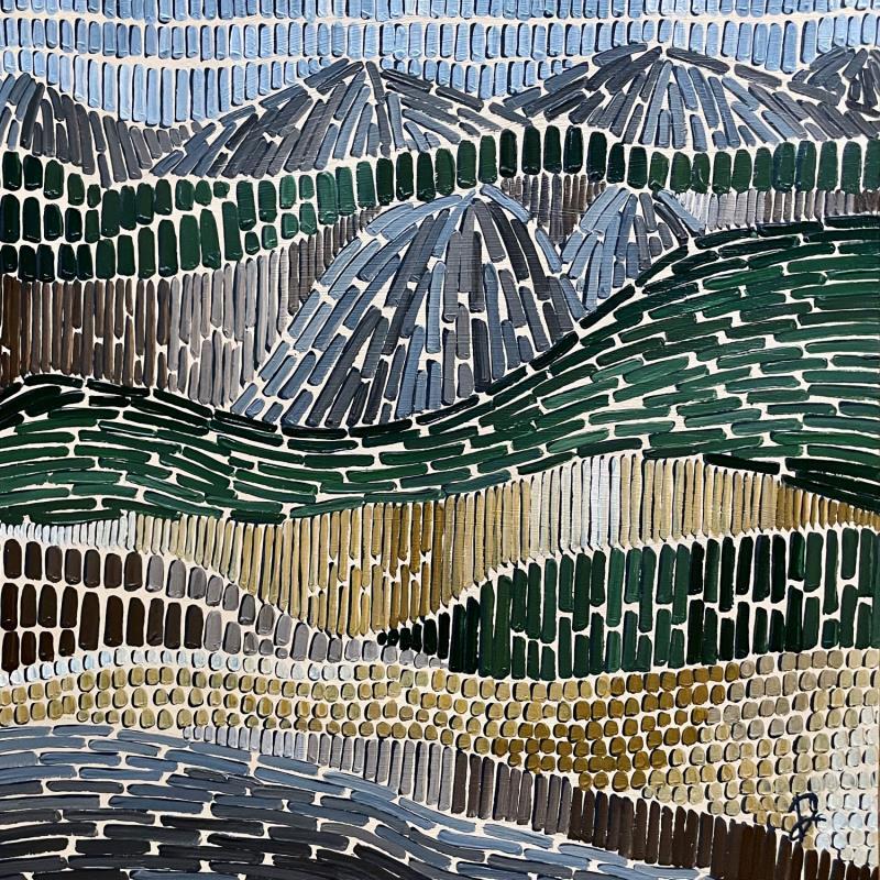 Painting mountain  walks 1 by Dmitrieva Daria | Painting Abstract Acrylic Nature