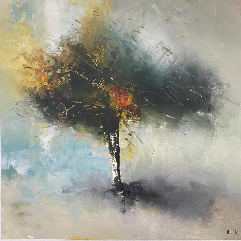 Gemälde Poetry Tree 3 von Lundh Jonas | Gemälde Figurativ Landschaften Natur Acryl