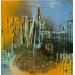 Painting Rayon d'or - Cathédrale de Strasbourg by Horea | Painting Figurative Urban Oil