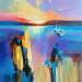 Painting Skyline by Bond Tetiana | Painting Figurative Oil