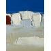 Peinture Azur 4 par Hirson Sandrine  | Tableau Abstrait Paysages Nature Minimaliste Huile