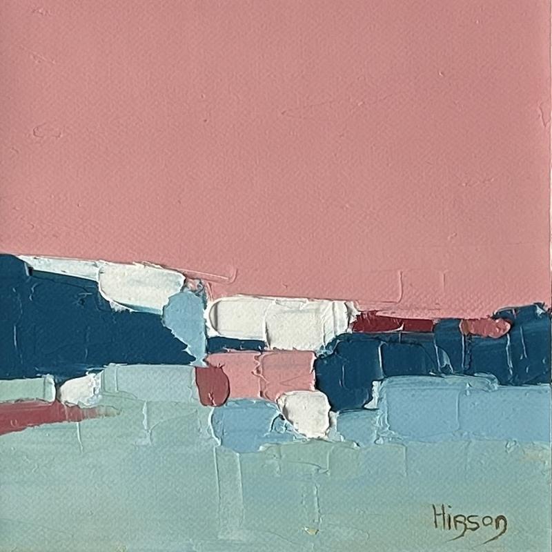 Painting Douceur 2 by Hirson Sandrine  | Painting Abstract Oil Landscapes, Minimalist, Nature