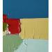 Peinture Azur 7 par Hirson Sandrine  | Tableau Abstrait Paysages Nature Minimaliste Huile