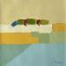 Gemälde Nouvel horizon 4 von Hirson Sandrine  | Gemälde Abstrakt Landschaften Natur Minimalistisch Öl