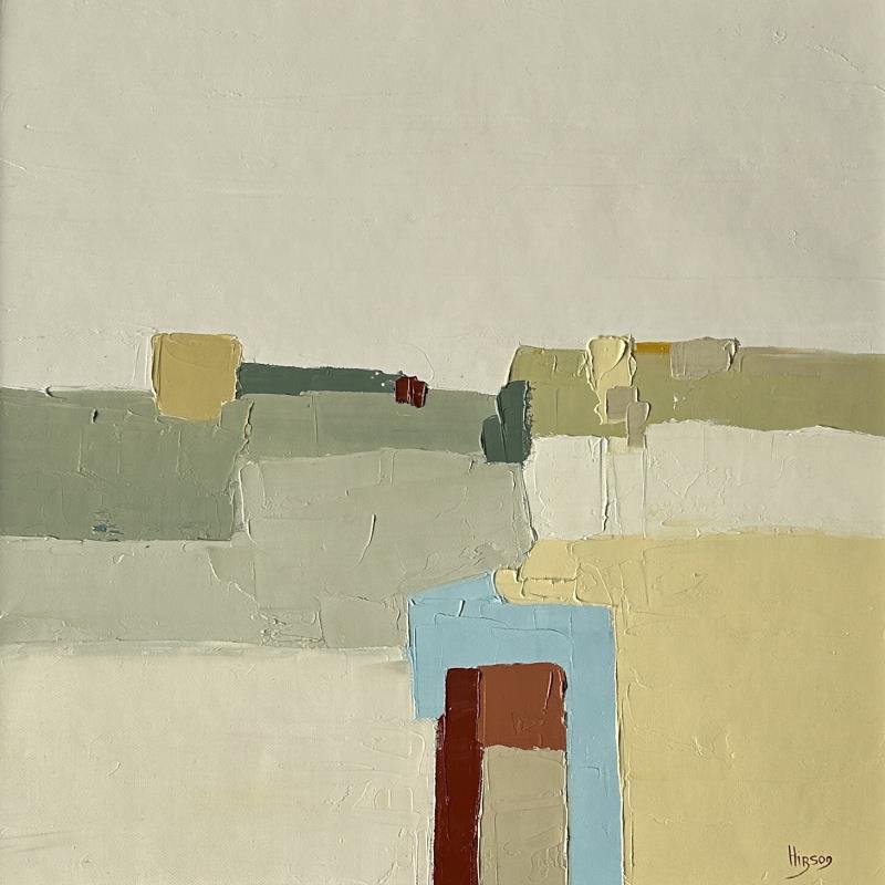 Peinture Terre d'ailleurs 5 par Hirson Sandrine  | Tableau Abstrait Huile minimaliste, Nature, Paysages