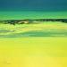 Painting Le rayon vert by Guy Viviane  | Painting Abstract Oil