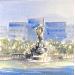 Peinture Place de la Liberté par Jones Henry | Tableau Figuratif Aquarelle