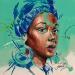 Painting Leida by Istraille | Painting Figurative Portrait Acrylic