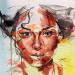 Painting Aimé by Istraille | Painting Figurative Portrait Acrylic
