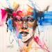 Painting Carmen by Istraille | Painting Figurative Portrait Acrylic