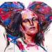 Painting Ina by Istraille | Painting Figurative Portrait Acrylic