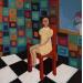 Painting Here again by Sundblad Silvina | Painting Figurative Acrylic Pastel