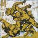 Gemälde Tackle von Okuuchi Kano  | Gemälde Pop-Art Pop-Ikonen Collage