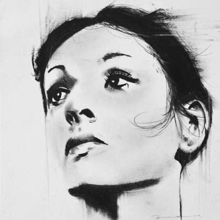 Peinture STDEA201 par Stoekenbroek Denny | Tableau Figuratif noir & blanc, Portraits