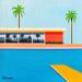 Peinture Flat calm par Trevisan Carlo | Tableau Surréalisme Icones Pop Sport Architecture Huile