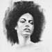 Peinture STDEA219 par Stoekenbroek Denny | Tableau Figuratif Portraits Noir & blanc