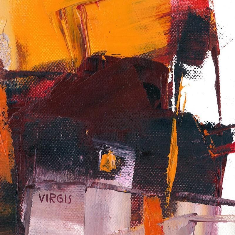 Painting Beautiful mistake by Virgis | Painting Abstract Oil Minimalist
