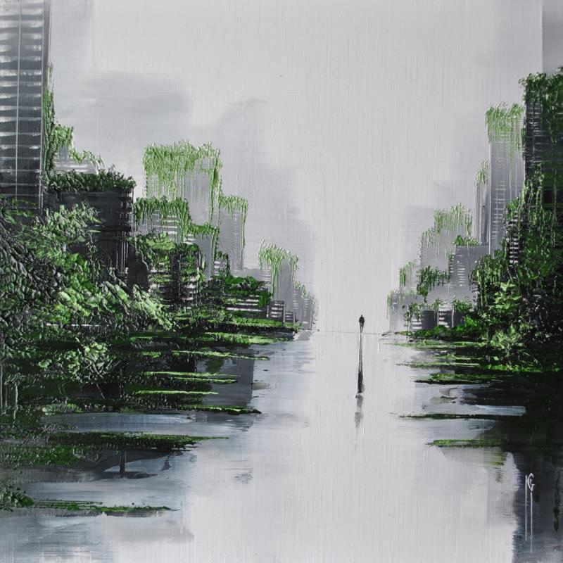 Gemälde Vibrations silencieuses von Galloro Maurizio | Gemälde Figurativ Urban Öl